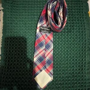 Nordstrom Vibrant Plaid Tie - Red, Blue, White
